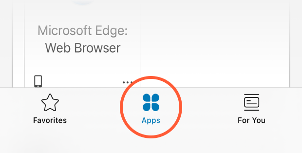 Step 2: Click the Apps Tab